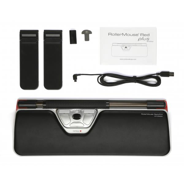 Contour Design RollerMouse Red Plus Wireless mouse Ambidestro RF Wireless 2800 DPI (Contour RollerMouse Red Plus Wireless [2Years warranty])