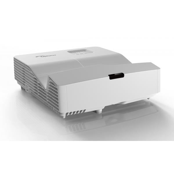 Optoma EH330UST videoproiettore Proiettore a raggio ultra corto 3600 ANSI lumen DLP 1080p [1920x1080] Compatibilit 3D Bianco (EH330UST DLP PROJECTOR 3500 ANS - 20000:1 16:9 HDMI/VGA/USB WHT)