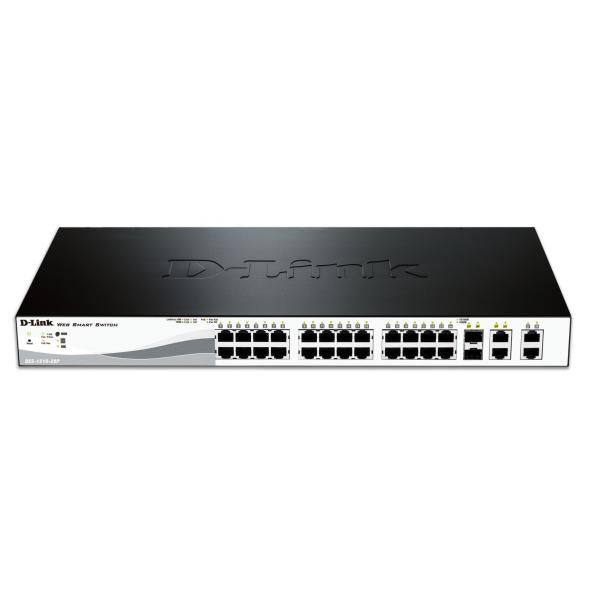 SWITCH 24 PORTE 10/100 POE +2 COMBO1000BASET/SFP +2 GIGABIT