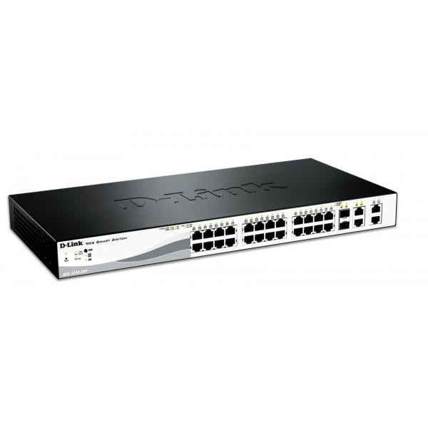 SWITCH 24 PORTE 10/100 POE +2 COMBO1000BASET/SFP +2 GIGABIT