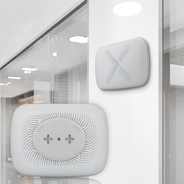 Zyxel AC3000 Tri-Band WiFi System 1733 Mbit/s Grigio (ZYXEL MULTY PLUS WSQ60 2ROUTER 3PORT,GIGE 802.11A/B/G/N/AC WAVE2 TRI-BAND)