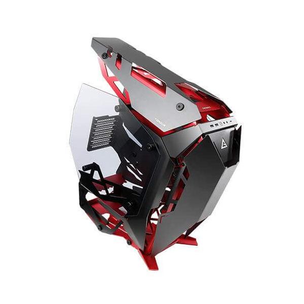 Antec Torque computer case Midi Tower Nero, Rosso (Antec Torque Open Frame Gaming Case w/ Tempered Glass Windows E-ATX No PSU Aluminium Frame USB 3.1-C)