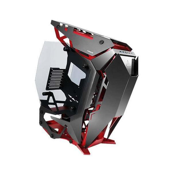 Antec Torque computer case Midi Tower Nero, Rosso (Antec Torque Open Frame Gaming Case w/ Tempered Glass Windows E-ATX No PSU Aluminium Frame USB 3.1-C)