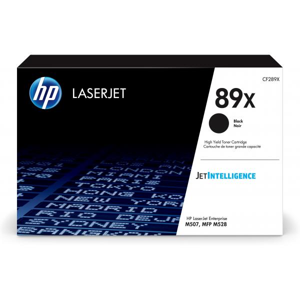 HP Cartuccia toner nero originale LaserJet 89X ad alta capacit (HP 89X - Alta capacit - nero - originale - LaserJet - cartuccia toner [CF289X] - per LaserJet Enterprise M507, MFP M528, LaserJet Enterprise Flow MFP M528)