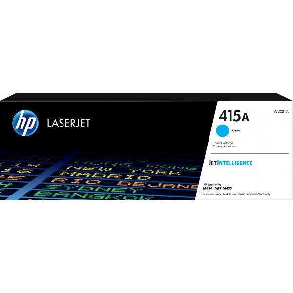 PrintAbout W2031A cartuccia toner Compatibile Ciano (HP 415A - Ciano - originale - LaserJet - cartuccia toner [W2031A] - per Color LaserJet Pro M454, MFP M479)hp0192018046351W2031A