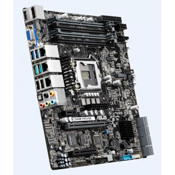 ASUS WS C246M PRO/SE Intel C246 LGA 1151 [Socket H4] (ASUS MOTHERBOARD WS C246M PRO/SE,MICRO ATX LGA1151 C246)