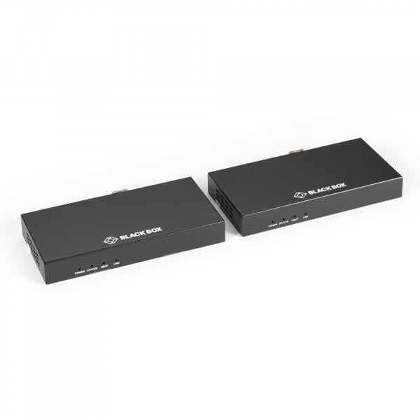 Black Box AVX-HDMI2-FO-HDB moltiplicatore AV Trasmettitore e ricevitore AV Nero (HDBaseT HDMI 2.0 OVER FIBER EXTENDER KIT 4K 60HZ AUDIO IR [1Year warranty])