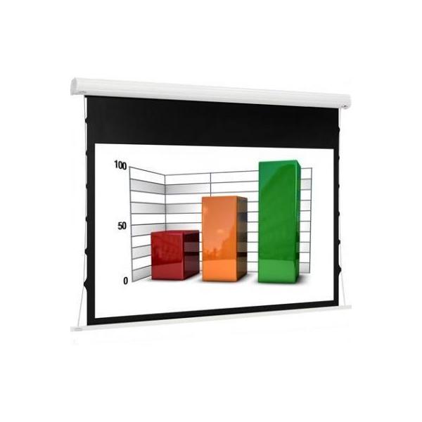 Euroscreen MDTIN1817-V schermo per proiettore 2,11 m [83] 4:3 (Electric Tab Tensioned - Electric Tab Tensioned 170cm x 127.5cm Viewing Area 83 Diagonal 4:3 Format White - Black Borders Diplomat Tab Tensioned)