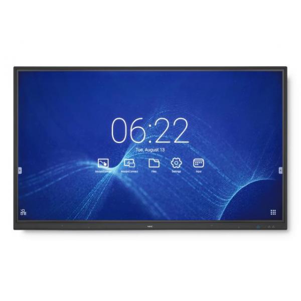 NEC MultiSync CB861Q Pannello piatto per segnaletica digitale 2,18 m [86] IPS 4K Ultra HD Nero Touch screen (CB861Q 86 INCH CB-Series Interactive Display)