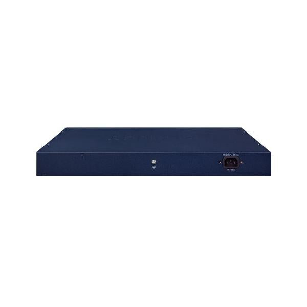 PLANET FGSW-2511P switch di rete Non gestito Fast Ethernet [10/100] Supporto Power over Ethernet [PoE] 1U Blu (24-Port 10/100TX 802.3at - PoE + 1-Port Gigabit TP/SFP - combo Ethernet Switch [190W PoE Budget, Standard/VLAN/QoS/Extend mode] - Warranty: 36M)