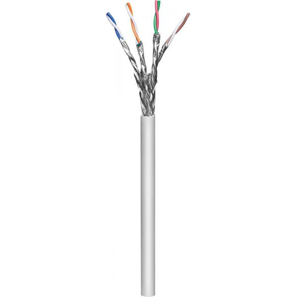 Intellinet 705035 cavo di rete Grigio 305 m Cat6a S/FTP [S-STP] (NETWORK CABLE BULK CAT6A S/FTP- - 305M COPPER 23AWG SOLID GREY)