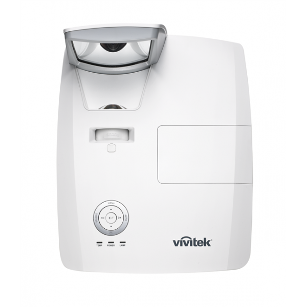 Vivitek DW770UST videoproiettore Proiettore a raggio ultra corto 3500 ANSI lumen DLP WXGA [1280x800] Compatibilit 3D Bianco (Vivitek 3,500lm WXGA Proj.)