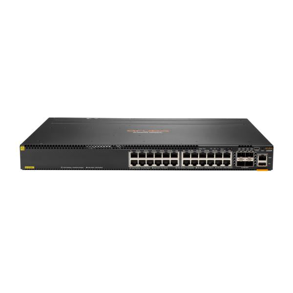 Aruba 6300M 24-port 1GbE Class 4 PoE & 4-port SFP56 Gestito L3 Gigabit Ethernet [10/100/1000] Supporto Power over Ethernet [PoE] 1U (HPE ARUBA SWITCH 6300M 24P 1GbE CLASS 4,PoE + 4x SFP56 L3 MANAGED)Hpe0190017339467JL662A