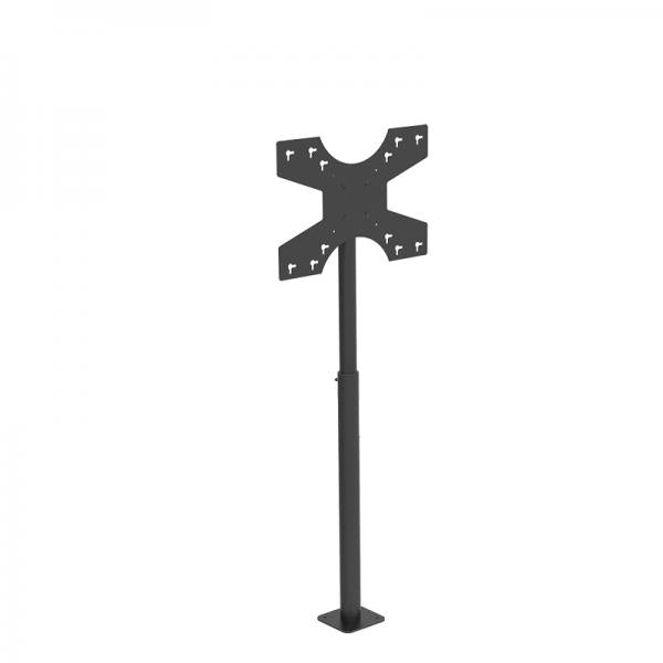 Hagor 1982 Supporto TV a parete 139,7 cm [55] Nero (X-STAND FLOORMOUNT - 32-55IN 600X400 35KG)
