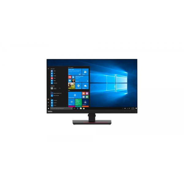 Lenovo ThinkVision T27q-20 Monitor PC 68,6 cm [27] 2560 x 1440 Pixel Quad HD LCD Nero (Lenovo ThinkVision T27q-20 - Monitor a LED - 27 - 2560 x 1440 QHD - IPS - 350 cd/m - 1000:1 - 4 ms - HDMI, DisplayPort - nero corvino)