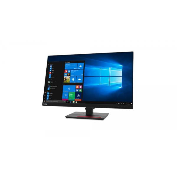 Lenovo ThinkVision T27q-20 Monitor PC 68,6 cm [27] 2560 x 1440 Pixel Quad HD LCD Nero (Lenovo ThinkVision T27q-20 - Monitor a LED - 27 - 2560 x 1440 QHD - IPS - 350 cd/m - 1000:1 - 4 ms - HDMI, DisplayPort - nero corvino)