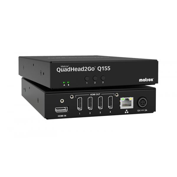 Matrox QuadHead2Go Q155 Multi-Monitor Controller Appliance / Q2G-H4K (Matrox QuadHead2Go 4K video wall appliance 4 x HDMI HDMI in)
