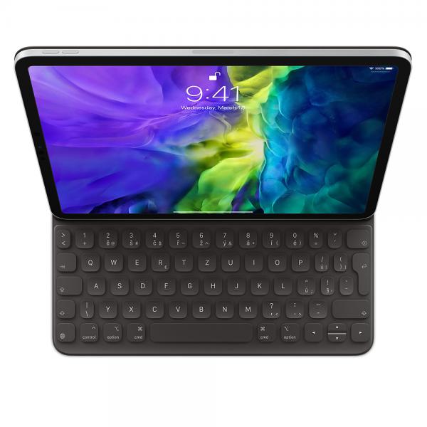 Apple MXNK2SM/A tastiera per dispositivo mobile Nero QWERTZ Svizzere (SMART KEYBOARD - SWISS FOR 11IN - IPAD PRO [2ND]) - Versione UK