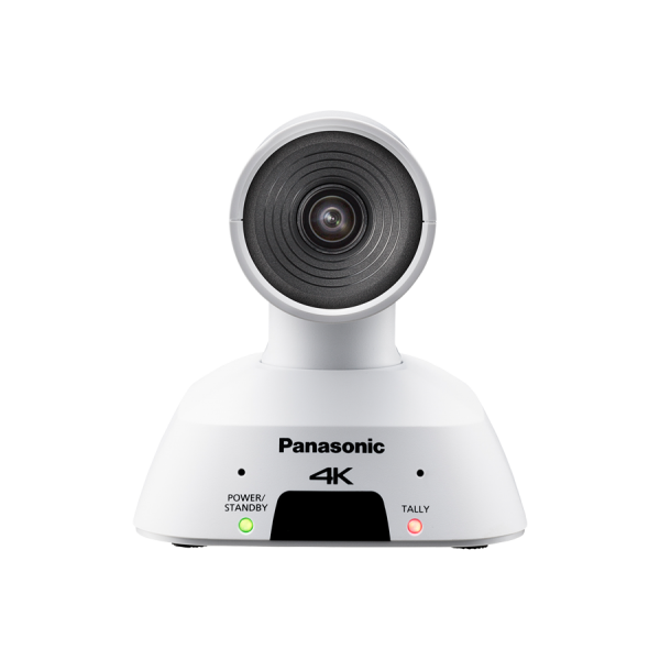 Panasonic AW-UE4WG telecamera per videoconferenza Bianco 3840 x 2160 Pixel 60 fps 25,4 / 2,3 mm [1 / 2.3] (AW-UE4W - Wide-angle 4K PTZ with IP streaming - White)