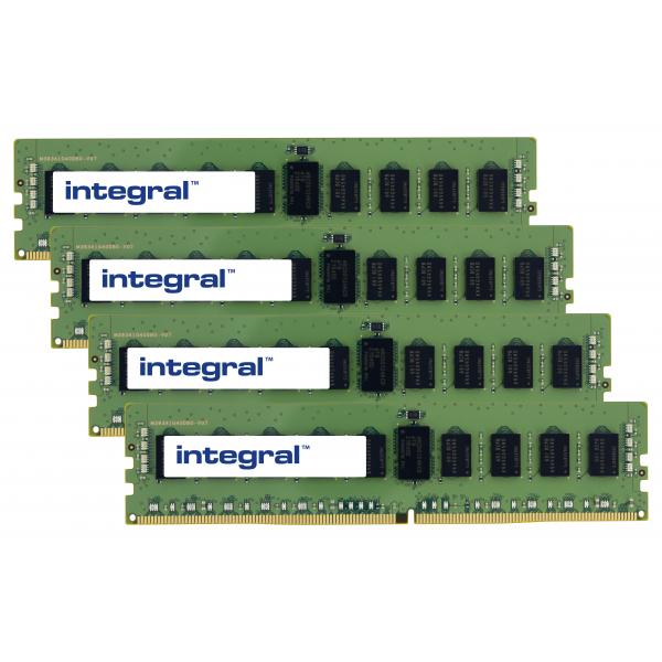 Integral 64GB [4x16GB] SERVER RAM MODULE KIT DDR4 2666MHZ PC4-21300 REGISTERED ECC RANK1 1.2V 2GX4 CL19 memoria 32 GB Data Integrity Check [verifica integrit dati] (64GB [4x16GB] SERVER RAM MODULE KIT DDR4 2666MHZ PC4-21300 REGISTERED ECC RANK1 1.2V ...
