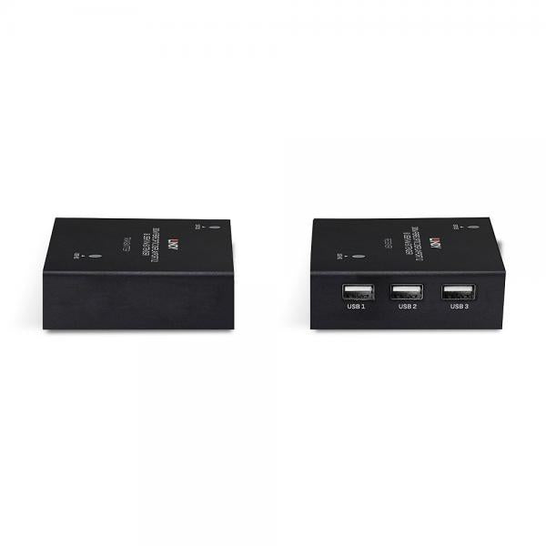 Lindy 39376 estensore KVM Trasmettitore e ricevitore (300M Fibre Optic Displayport - 1.2 Usb Kvm Extender - Warranty: 24M)