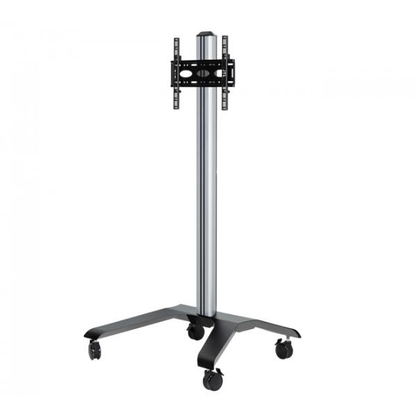 B-Tech BT8562/BS Supporto TV a parete 177,8 cm [70] Nero, Argento (BT8562/BS - Universal Flat screen Trolley Black & Silver)