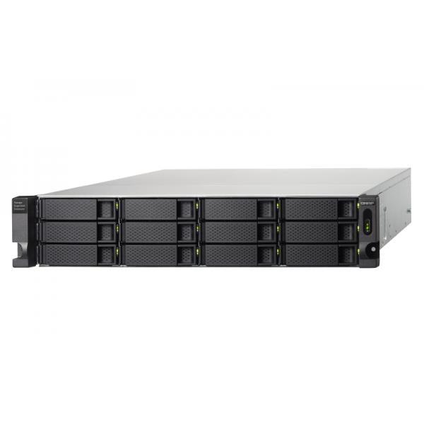 QNAP TL-R1200C-RP Box esterno HDD/SSD Nero, Grigio 2.5/3.5 (QNAP TL-R1200C-RP/96TB EXOS 12 Bay Rack)
