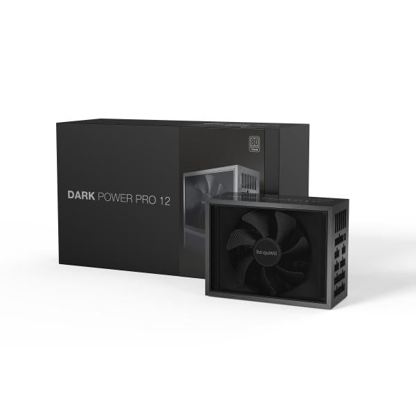 be quiet! Dark Power Pro 12 1500W alimentatore per computer 20+4 pin ATX ATX Nero (be quiet! Dark Power Pro 12 1500W PSU, 80 PLUS Titanium, Fully Digital Control, Frameless Silent Wings Fan for Inaudible Operation, 10 Year Warranty)