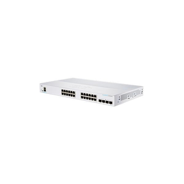 Cisco CBS350-24T-4X-EU switch di rete Gestito L2/L3 Gigabit Ethernet [10/100/1000] Argento (CBS350 MANAGED 24-PORT GE 4X10G - SFP+)Cisco0889728293631CBS350-24T-4X-EU