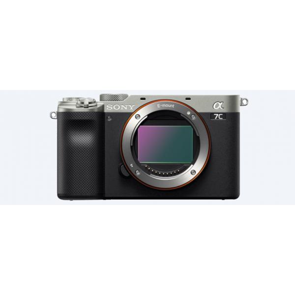 Sony  7C Corpo MILC 24,2 MP CMOS 6000 x 4000 Pixel Nero, Argento (Sony Alpha 7 C Full-frame Mirrorless Interchangeable Lens Camera [Compact and Lightweight Real-time Autofocus System 24.2 Megapixels)