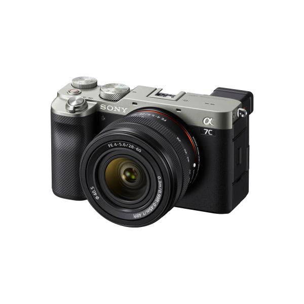 Sony  7C MILC 24,2 MP CMOS 6000 x 4000 Pixel Nero, Argento (Sony Alpha 7 C Full-frame Mirrorless Interchangeable Lens Camera with Sony FE 28-60mm F4-5.6 Zoom Lens [Compact and Lightweight Rea)