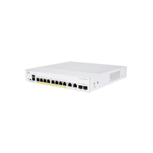 Cisco CBS350 Gestito L3 Gigabit Ethernet [10/100/1000] 1U Nero, Grigio (CBS350 MANAGED 8-PORT G - E EXT PS 2X1G COMBO)Cisco0889728294690CBS350-8T-E-2G-UK