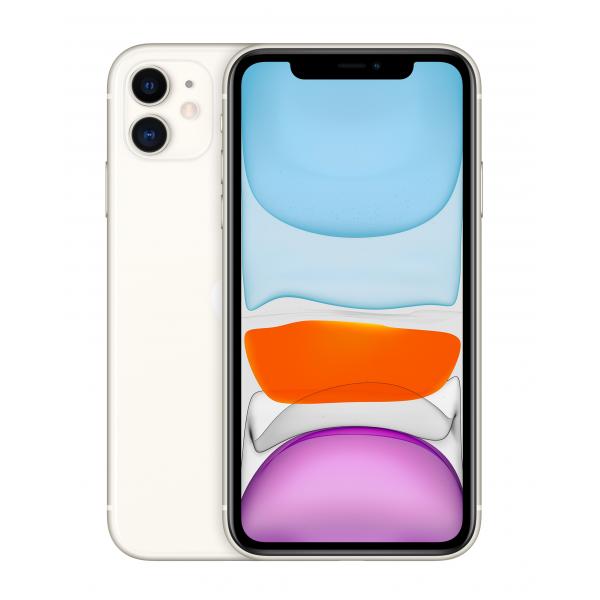 Apple iPhone 11 15,5 cm [6.1] Doppia SIM iOS 14 4G 128 GB Bianco (iPhone 11 128GB White)