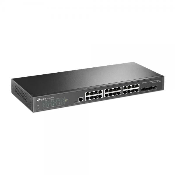 24-PORT GIGABIT MANAGED SWITCH WITH 4 10GE SFP+ SLOTS