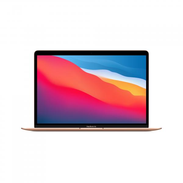 Apple MacBook Air 13 M1 8-core CPU 7-core GPU 256GB Oro (Apple MacBook Air - M1 - M1 7-core GPU - 8 GB RAM - 256 GB SSD - 13.3 IPS 2560 x 1600 [WQXGA] - Wi-Fi 6 - oro - tast: italiana)