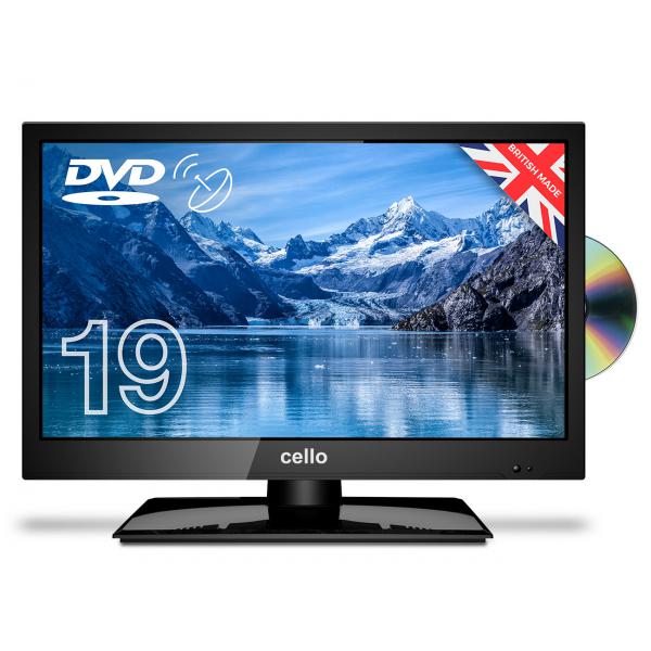 Cello C1920FS TV 48,3 cm [19] HD Nero (19 C1920FS LED TV - 19HD Ready LED TV 1366 x 768 Black1x HDMI VESA Wall Mount 100 x 100mm)