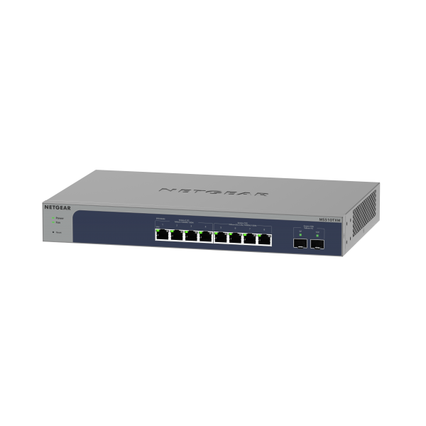 MS510TXM 8-PORT SWITCH + 2XSFP+ MULTI-GIGABIT/10G SMART MANAGED