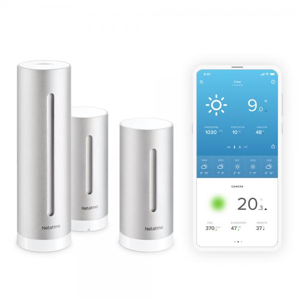 Netatmo Stazione Meteo con Modulo Interno Aggiuntivo (Netatmo Smart Weather Station+Indoor Mod)
