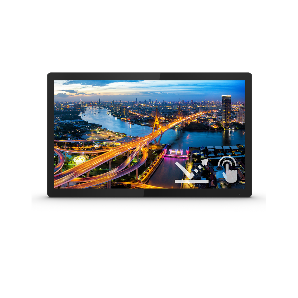 Philips B Line 222B1TFL/00 Monitor PC 54,6 cm [21.5] 1920 x 1080 Pixel Full HD LED Touch screen Nero (222B1TFL TCH 22IN 16:9 FHD 60HZ - IPS VGA DVI HDMI DP)