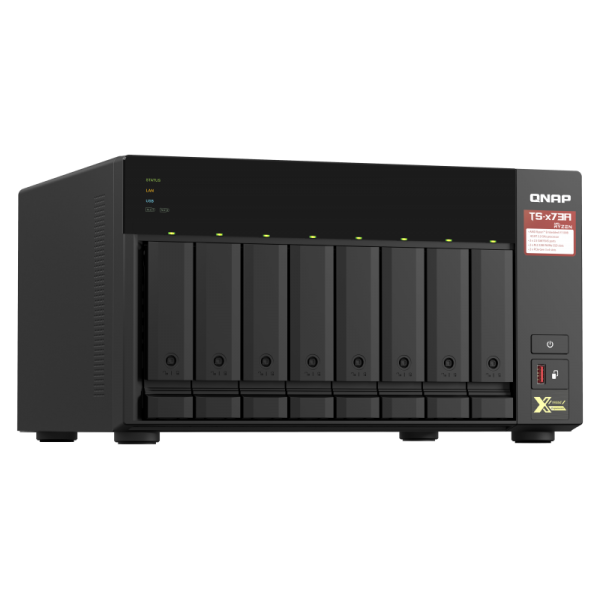 TS-873A-8G 8 BAY 2.2GHZ 4C/8T 8GB DDR4 2X 2.5GBE OPT 10GBE EXP