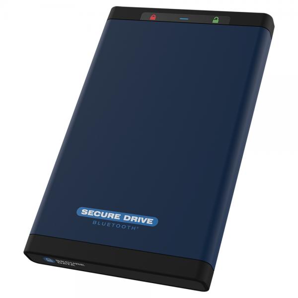 SecureData SD-BT-12-BU250GB-SSD dispositivo di criptazione dato Esterno (SecureData SecureDrive BT [250GB] FIPS 140-2 Level 3 Validated 256-Bit Hardware Encrypted External Portable SSD USB 3.0 - Secure Wireless Unlock via Mobile App)