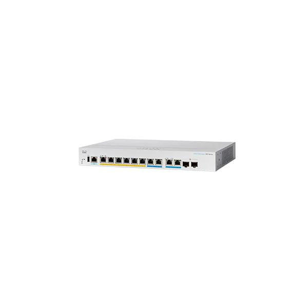 Cisco CBS350 Gestito L3 Gigabit Ethernet [10/100/1000] Supporto Power over Ethernet [PoE] 1U Nero, Grigio (CBS350 MANAGED 2-PORT 2.5GE - 6-PORT GE POE 2X10G COMBO)Cisco0889728326636CBS350-8MGP-2X-EU