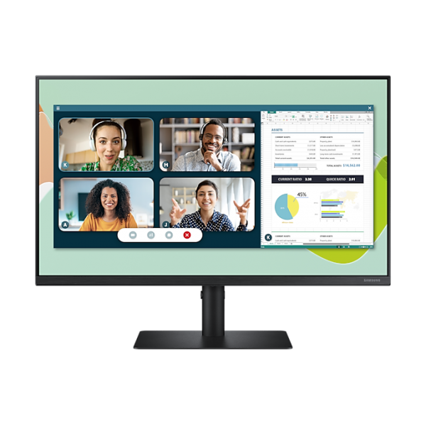 Samsung S24A400VEU 61 cm [24] 1920 x 1080 Pixel Full HD LED Nero (Samsung S24A400VEU 61 cm [24] Built-In-Webcam Full HD LED Black)