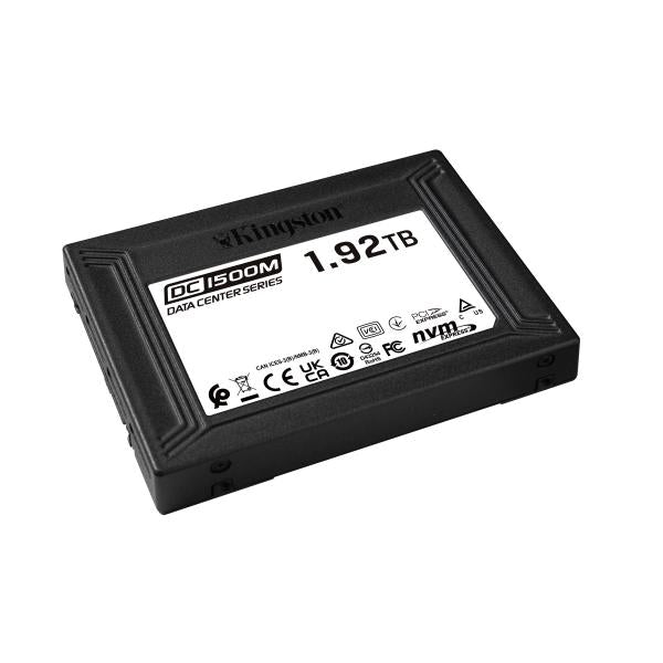 Kingston Technology DC1500M U.2 Entreprise 1,92 TB PCI Express 3.0 3D TLC NVMe (Kingston Data Center DC1500M - SSD - 1.92 TB - interno - 2.5 - U.2 PCIe 3.0 x4 [NVMe])