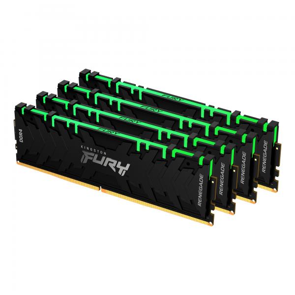 Kingston Technology FURY Renegade RGB memoria 64 GB 4 x 16 GB DDR4 3600 MHz (KFR 64GB DDR4 3600 DIMM RGB K4)