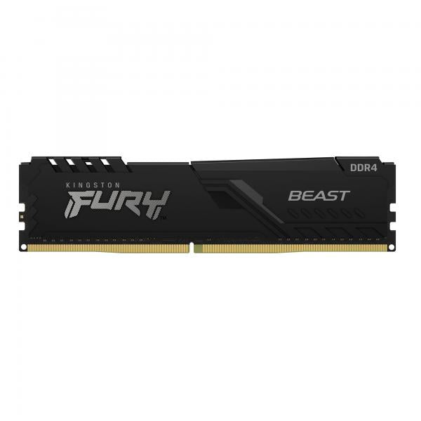 Kingston Technology FURY 128GB 2666MT/s DDR4 CL16 DIMM [Kit da 4] Beast Black (KFB 128GB DDR4 2666 DIMM K4Blk)