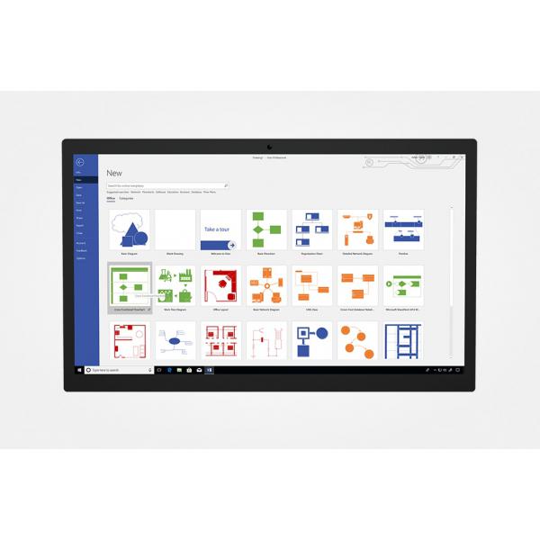 Microsoft Visio Standard 2021 Grafico 1 licenza/e Inglese (VISIO STD 2021 WIN ENGLISH - MEDIALESS)
