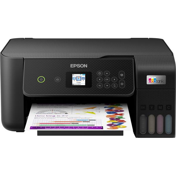 Epson EcoTank ET-2820 stampante multifunzione inkjet 3-in-1 A4, serbatoi ricaricabili alta capacit, 4 flaconi inclusi pari a 3600pag B/N 6500pag colore, Wi-FI Direct, USB (ECOTANK ET-2820 INKJET PRINTERS - CONSUMER/INK TANK SYSTEM A4 [21.)