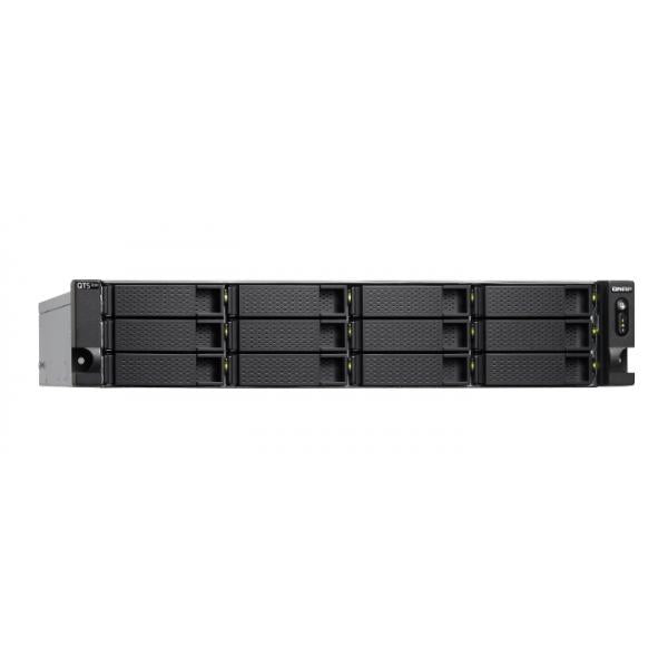 QNAP TS-H1277XU-RP-3700X-32G/72TB-TEE server NAS e di archiviazione Armadio [2U] Collegamento ethernet LAN Nero, Grigio (QNAP TS-H1277XU-RP-3700X-32G/72TB TEE)