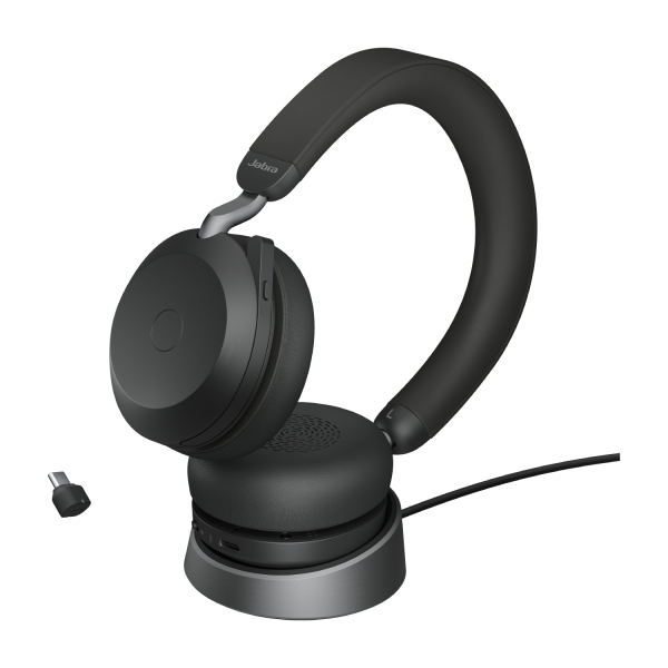 JABRA EVOLVE2 75 LINK380C UC STEREO STAND BLACK